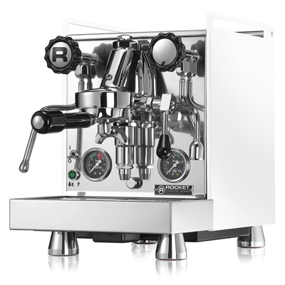 Rocket Mozzafiato Cronometro R valkoinen espressokone