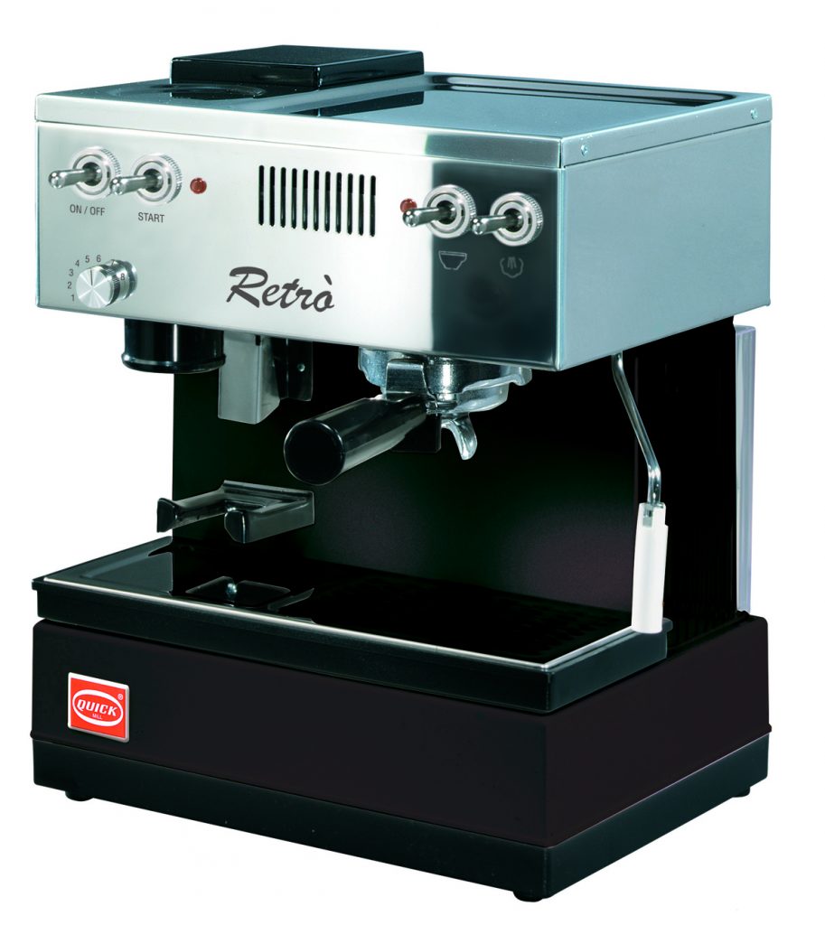 Quick Mill 0835 Retro espressokone musta