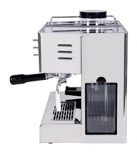 Quick Mill Pegaso 03035 espressokone, jossa on integroitu myllylaite