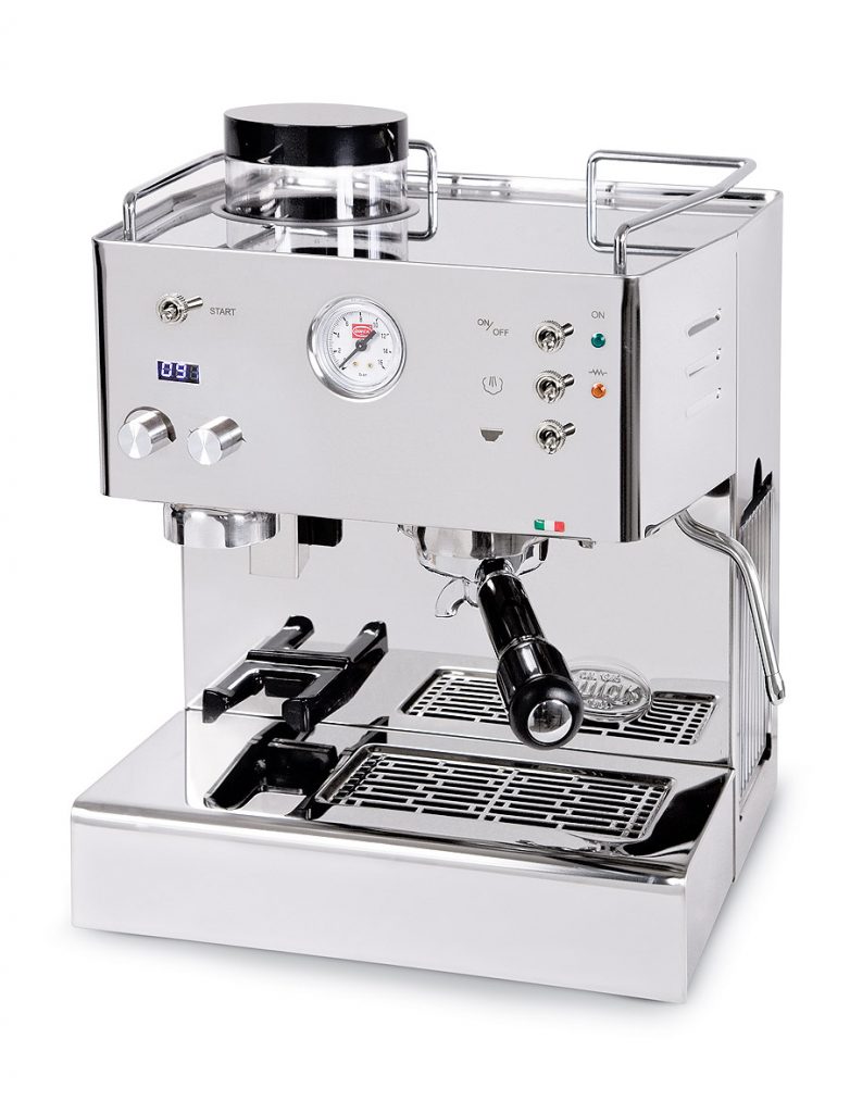 Pikamylly Pegaso PID 03035 espressokone, jossa on integroitu myllylaite